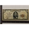 Image 1 : 1929 US $5 NATIONAL CURRENCY TYPE I BANK OF
