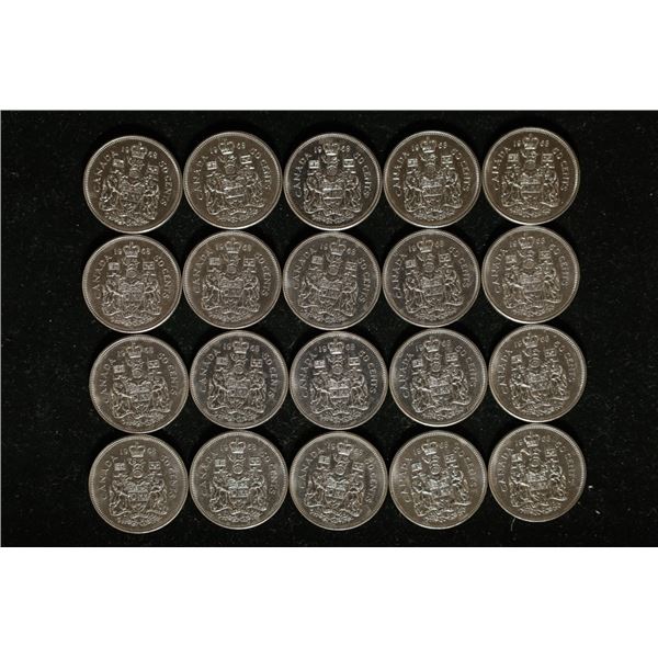 20-BRILLIANT UNC 1968 CANADA 50 CENTS