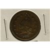 Image 1 : 1863 CIVIL WAR TOKEN "1 WILSON'S MEDAL" WITH HOLE