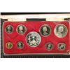 Image 2 : 1971 BAHAMAS SILVER 9 COIN PROOF SET IN ORIGINAL