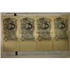 Image 2 : 4-1910 RUSSIA 100 RUBLE BILLS, DECENT SHAPE
