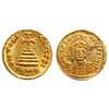 Image 1 : Ancients;  Byzantine Justinian I Gold Solidus Coin.  4,3 grs.  Cross potent on five steps.