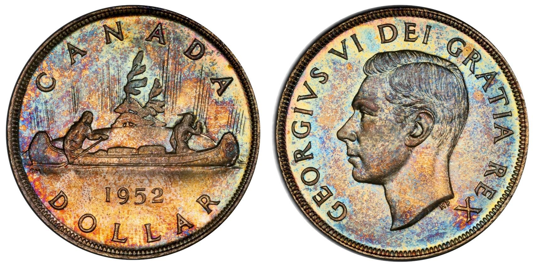 Jems Coin 1952 $1 SWL PCGS Superb Gem Mint State-66. The eye appeal is ...