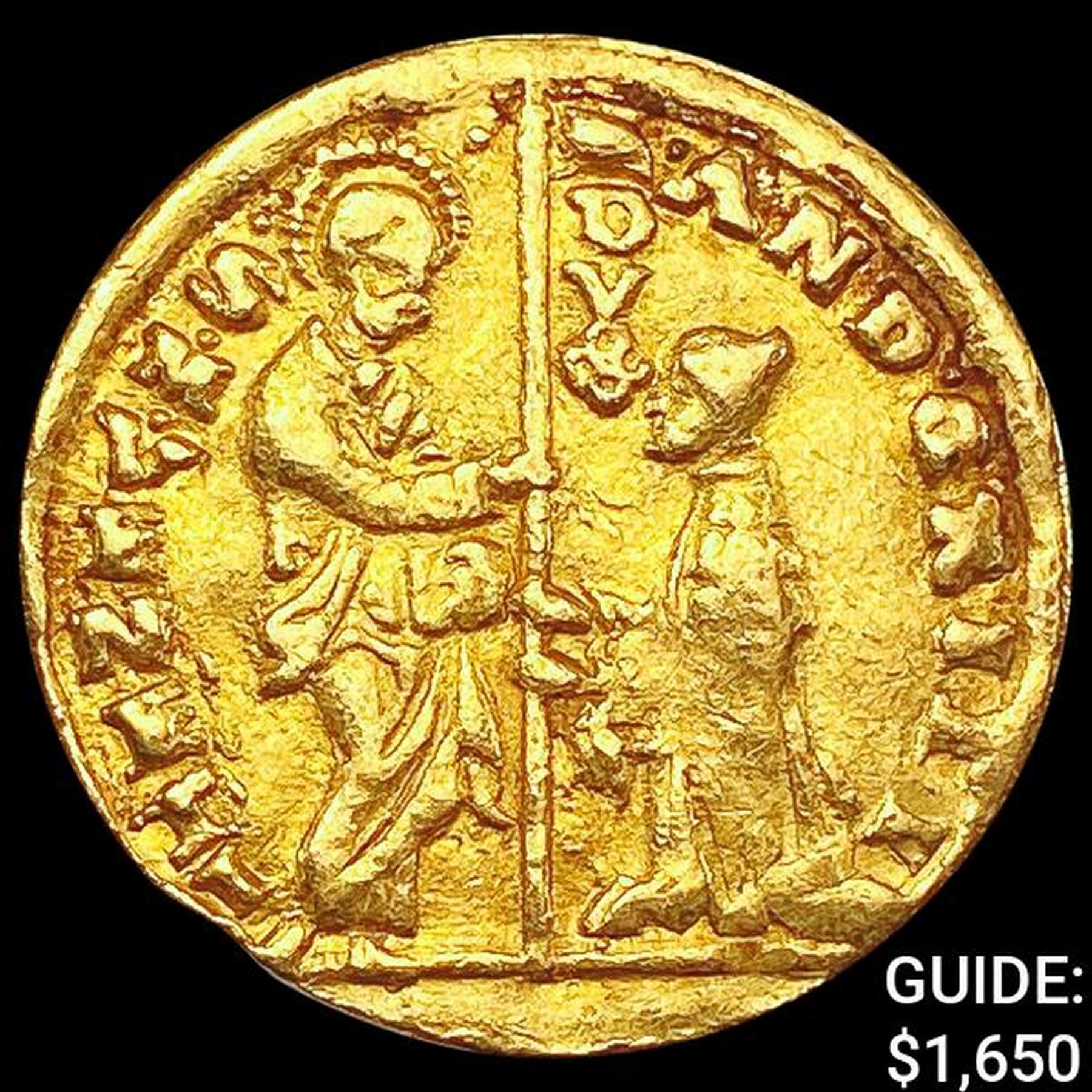 15th-16th Century Venice Gold Ducat NEARLY UNCIRCULATED