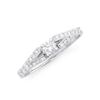 14KT White Gold 0.40ctw Diamond Ring