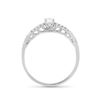 Image 3 : 14KT White Gold 0.40ctw Diamond Ring