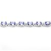 Image 2 : Rhodium Plated 6.00ctw Tanzanite Bracelet