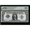 Image 1 : 1923 $1 Silver Certificate PMG 64EPQ