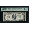 1934A $10 St Louis FRN PMG 64EPQ