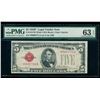 1928F $5 Legal Tender Note PMG 63EPQ