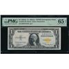 1935A $1 N Africa Silver Certificate PMG 65EPQ