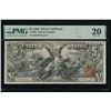 Image 1 : 1896 $5 Educational Silver Certificate PMG 20