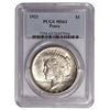 1921 $1 Peace Silver Dollar PCGS MS63