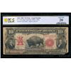1901 $10 Bison Legal Tender Note PCGS 20