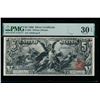 1896 $5 Educational Silver Certificate PMG 30EPQ