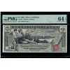 1896 $1 Educational Silver Certificate PMG 64EPQ