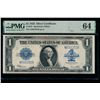 1923 $1 Silver Certificate PMG 64