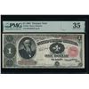 1891 $1 Treasury Note PMG 35