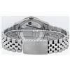 Image 6 : Rolex Mens Stainless Steel Diamond Lugs And Pyramid Bezel Datejust Wristwatch