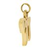 Image 3 : Vintage 14K Yellow Gold Florentine Texture Finish Hebrew Chai Life Charm Pendant