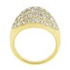 Image 8 : Kurt Wayne 18k Gold 2.25 ctw Pave Round Brilliant Diamond Wide Domed Band Ring