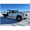 Image 2 : 2012 GMC 3500HD CREW CAB FLATBED TRUCK
