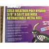 Image 3 : POLY HYBRID 3/8" X 50FT. AIR HOSE RETRACTABLE REEL