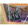 Image 2 : (UN-USED) (2) RACING ADJUSTABLE BUCKET SEATS