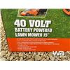 Image 5 : (UN-USED) GREENSTAR BATTERY POWERED LAWN MOWER