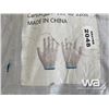Image 2 : (UN-USED) 600 PAIRS OF WHITE COTTON GLOVES