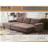 Image 1 : (UN-USED) FABRIC SECTIONAL W/ STORAGE OTTOMAN