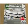 Image 1 : (UN-USED) METAL TWIN DAYBED & TRUNDLE FRAME SET