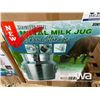 Image 1 : (UN-USED) STAINLESS STEEL MILK JUG & FOOD STORAGE