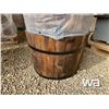 Image 2 : (UN-USED) (6) STAINED WOOD PLANTERS