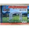 Image 1 : (UN-USED) TMG 12 X 20 FT. ENCLOSED CARPORT