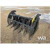 Image 1 : (UN-USED) 66" SKID STEER HD LOG GRAPPLE