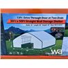Image 1 : (UN-USED) STRAIGHT WALL 30X50 FT STORAGE SHELTER