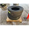 Image 1 : (3) GRIZZLY 11R24.5 TRUCK TIRES