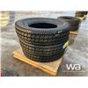 Image 2 : (3) GRIZZLY 11R24.5 TRUCK TIRES
