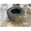 Image 1 : (2) ZEETEX 11R24.5 TRUCK TIRES