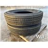 Image 2 : (2) ZEETEX 11R24.5 TRUCK TIRES