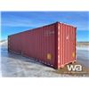 Image 4 : 1996 RED 8 X 40 FT. SHIPPING  CONTAINER