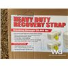 Image 5 : HEAVY DUTY 8" X30 FT. & 6" X 30 FT. RECOVERY STRAP