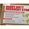 Image 3 : HEAVY DUTY 8" X30 FT. & 6" X 30 FT. RECOVERY STRAP