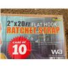 Image 3 : (20) 2" RATCHET STRAPS & (25) 1" RATCHET STRAPS