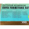 Image 6 : (UN-USED) CHARCOAL OUTDOOR ALUMINUM FURNITURE SET