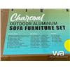 Image 6 : (UN-USED) CHARCOAL OUTDOOR ALUMINUM FURNITURE SET