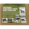 Image 2 : (UN-USED) 2 PERSON PATIO GARDEN GLIDER BENCH