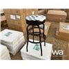 Image 2 : (UN-USED) (4) SWIVEL BARSTOOLS