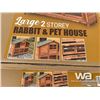 Image 4 : (UN-USED) LARGE 2 STOREY RABBIT & PET HOUSE